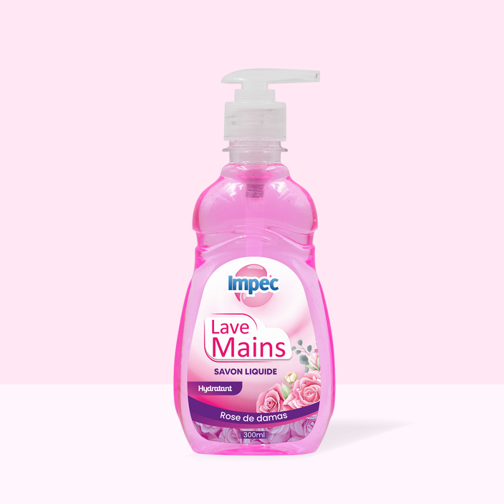 SAVON LIQUIDE LAVE-MAINS ROSE IMPEC