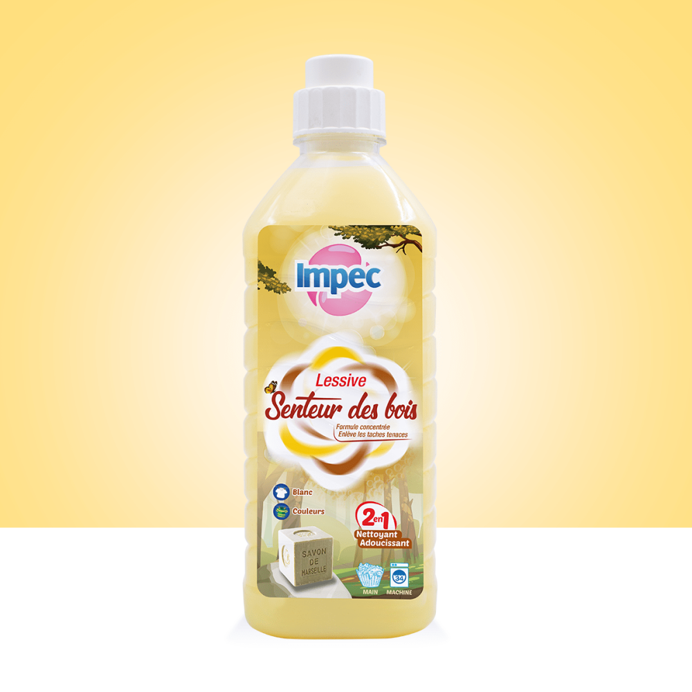 LESSIVE LIQUIDE SENTEUR DE BOIS IMPEC