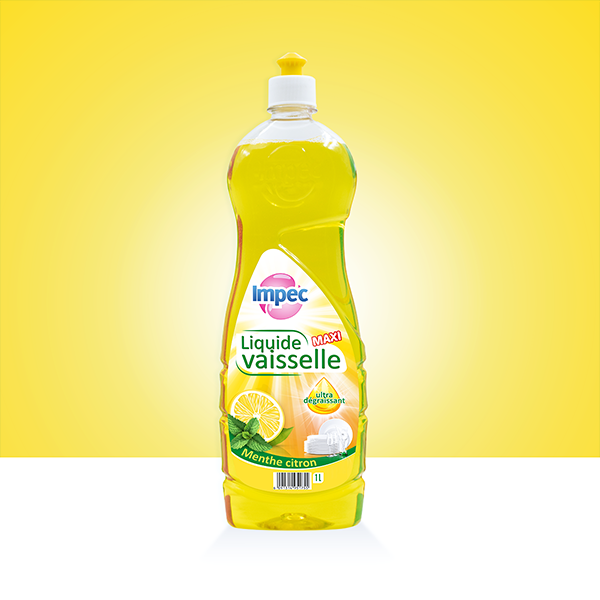 Liquide vaisselle au citron pour lavage des mains produit